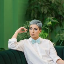 Cheveux coloration bleu Pastel Photo shoot du Lockal 2018 ( Spécialiste en coloration ) - Le Lockal Sallon de coiffures à Repentigny