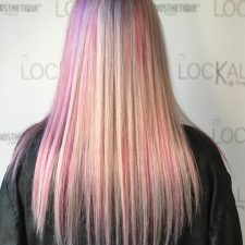 coupe de cheveux à mulitples couleurs Chambly - Le lockal Spécialisation en coloration