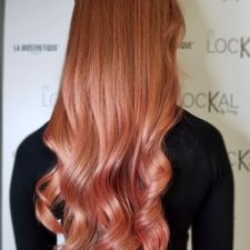 coupe de cheveux et teinture rose- Le lockal coupe de cheveux